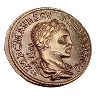 Reproduction Aureus Sévère Alexandre - Colisée Romain | Monnaie Antique