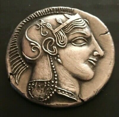 lot de 3. DRACHME TÉTRADRACHME Decadrachme chouette ATHÉNA Athèna Attica Athens monnaie coin – Image 7