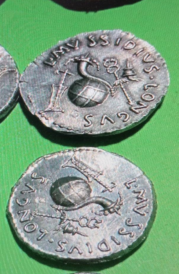 reproductions de monnaies antiques Jules caesar denier gravure à la main au burin et marteau denarii monnaie coin Denarius Jules césar – Image 6
