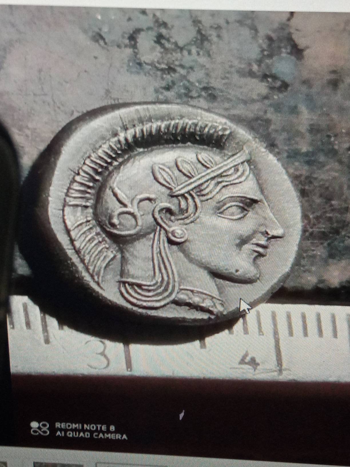 lot de 3. DRACHME TÉTRADRACHME Decadrachme chouette ATHÉNA Athèna Attica Athens monnaie coin – Image 9