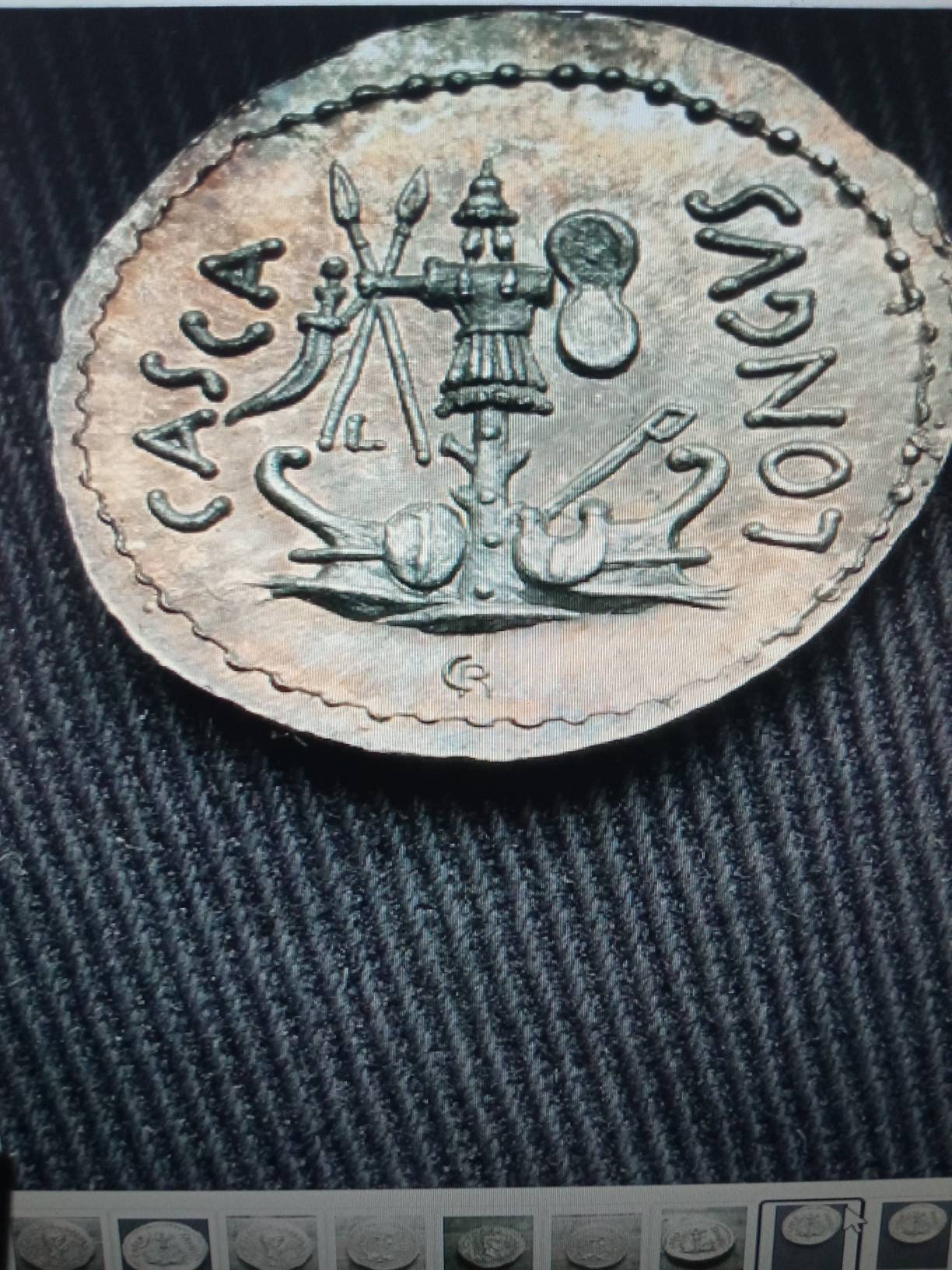 Reproduction Aureus & Denier Brutus "Casca Longus" – Assassinat de César – Image 5
