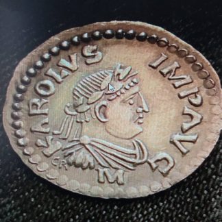 reproductions de monnaies antiques denier carolingienne Charlemagne
