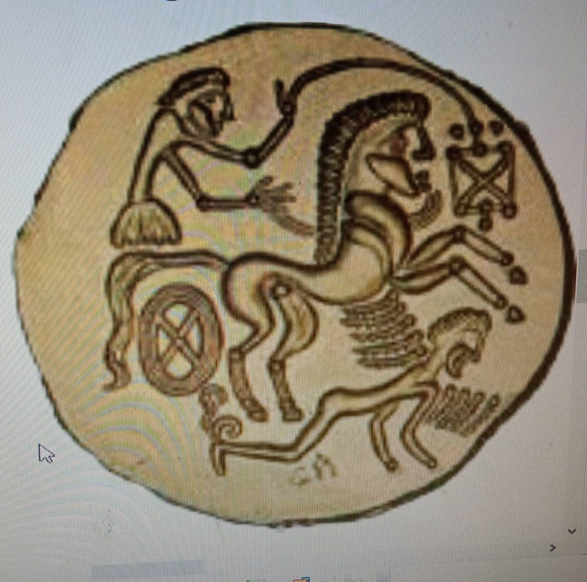 reproductions monnaies antiques STATERE PERSONNAGE ALLONGÉdenarii monnaie coin Denarius – Image 4