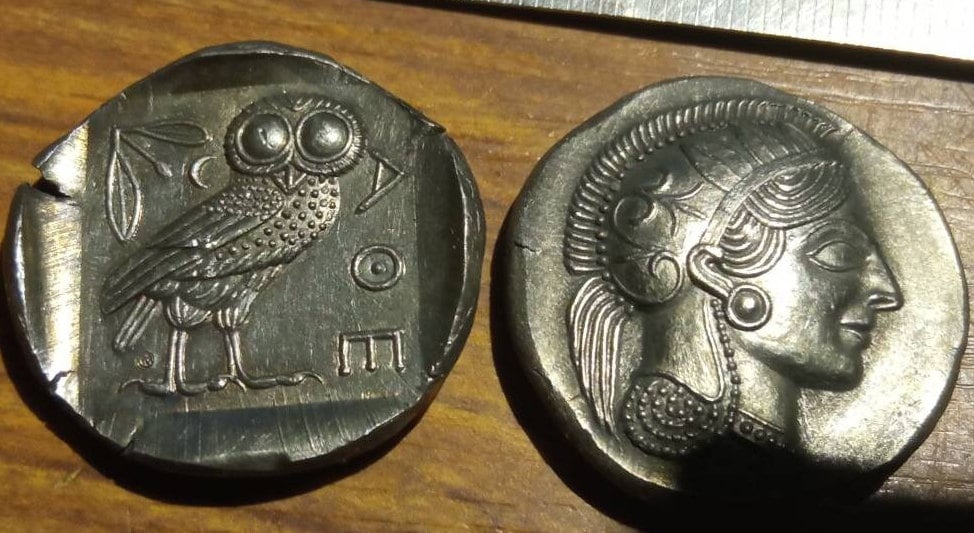 Reproduction Tétradrachme Athènes (450 av. J.-C.), Chouette d'Athéna – Image 2