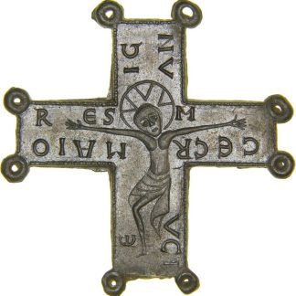 Enseigne de pélerinage de Ste-Croix Jésus-Christ en Croix