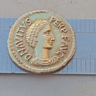 reproductions de monnaies antiques tremissis ou triens d'Avitus 455-456 ap. J.C. plaqué or
