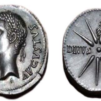 reproductions de monnaies Auguste Sidus Iulium denarii monnaie coin Denarius
