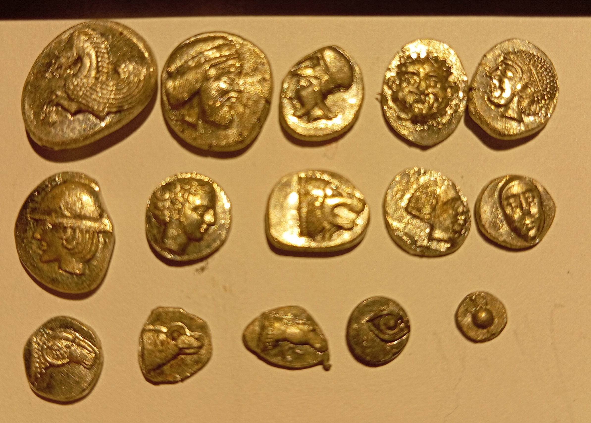 Reproduction monnaies grecques Carré creux Hémitétartémorion Tétartémorion Hémiobole Tritartémorion Obole Trihémiobole Diobole Hémidrachme.. – Image 4