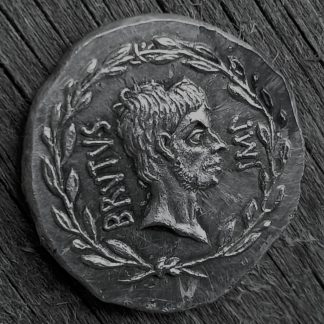 reproductions de monnaies antiques SILVER 925% Brutus Casca Longus Denier Dener Repro