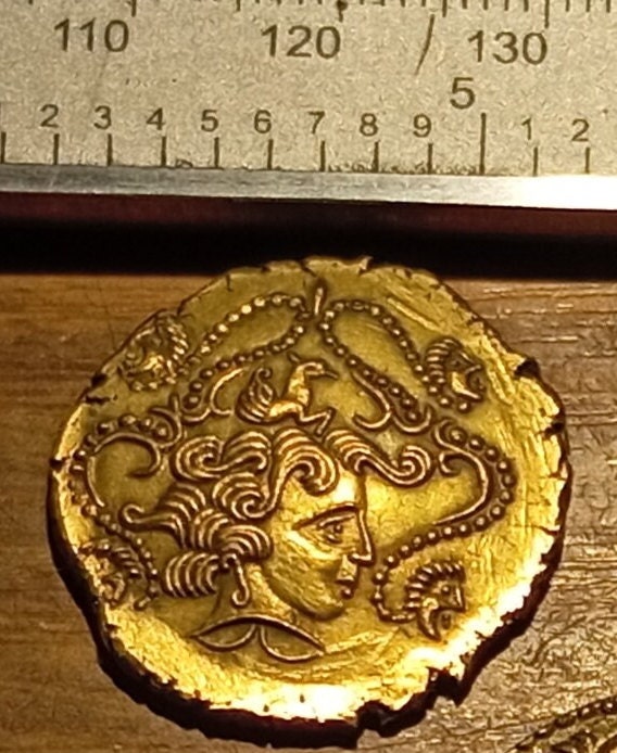 reproductions monnaies antiques STATERE PERSONNAGE ALLONGÉdenarii monnaie coin Denarius – Image 2