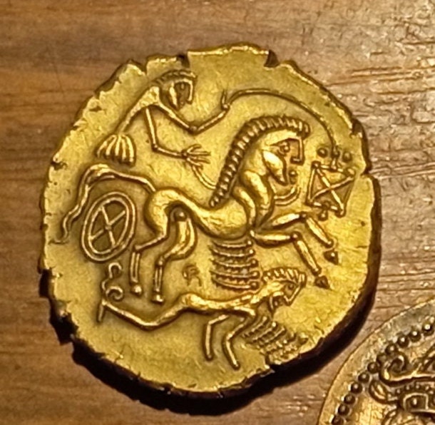 reproductions monnaies antiques STATERE PERSONNAGE ALLONGÉdenarii monnaie coin Denarius – Image 6