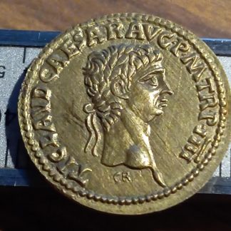 reproductions de monnaies antiques aureus de l'empereur Claudeau camp prétorien. denarii monnaie coin Denarius
