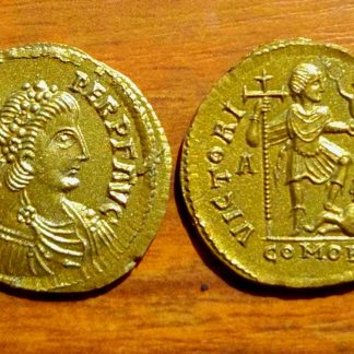 reproductions de monnaies antiques gravure à la main solidus d'Avitus reproduction denarii monnaie coin Denarius