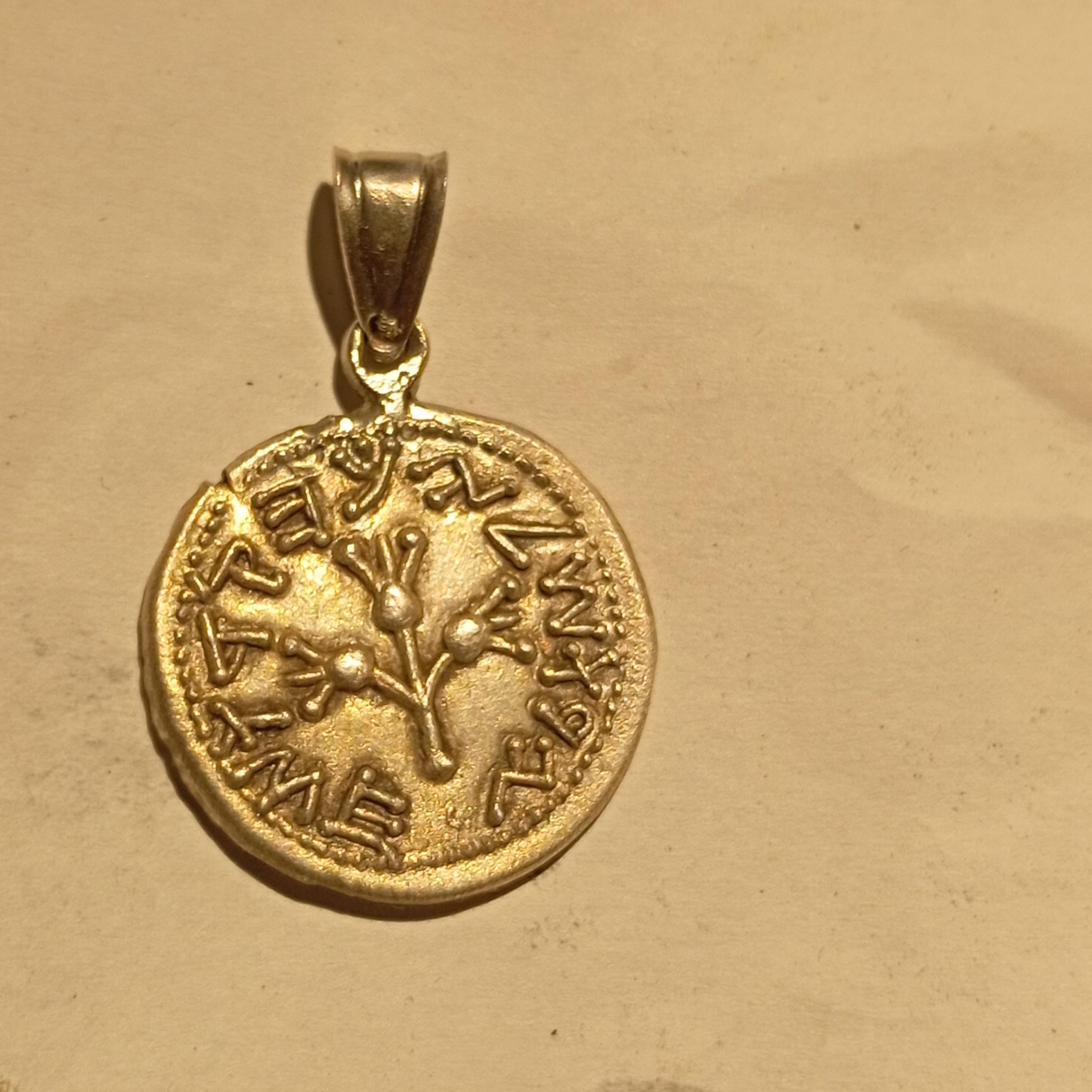 Médaille Argent de la REVOLTE de JUDEE (67-70) Shekel Israel de Jerusalem – Image 3