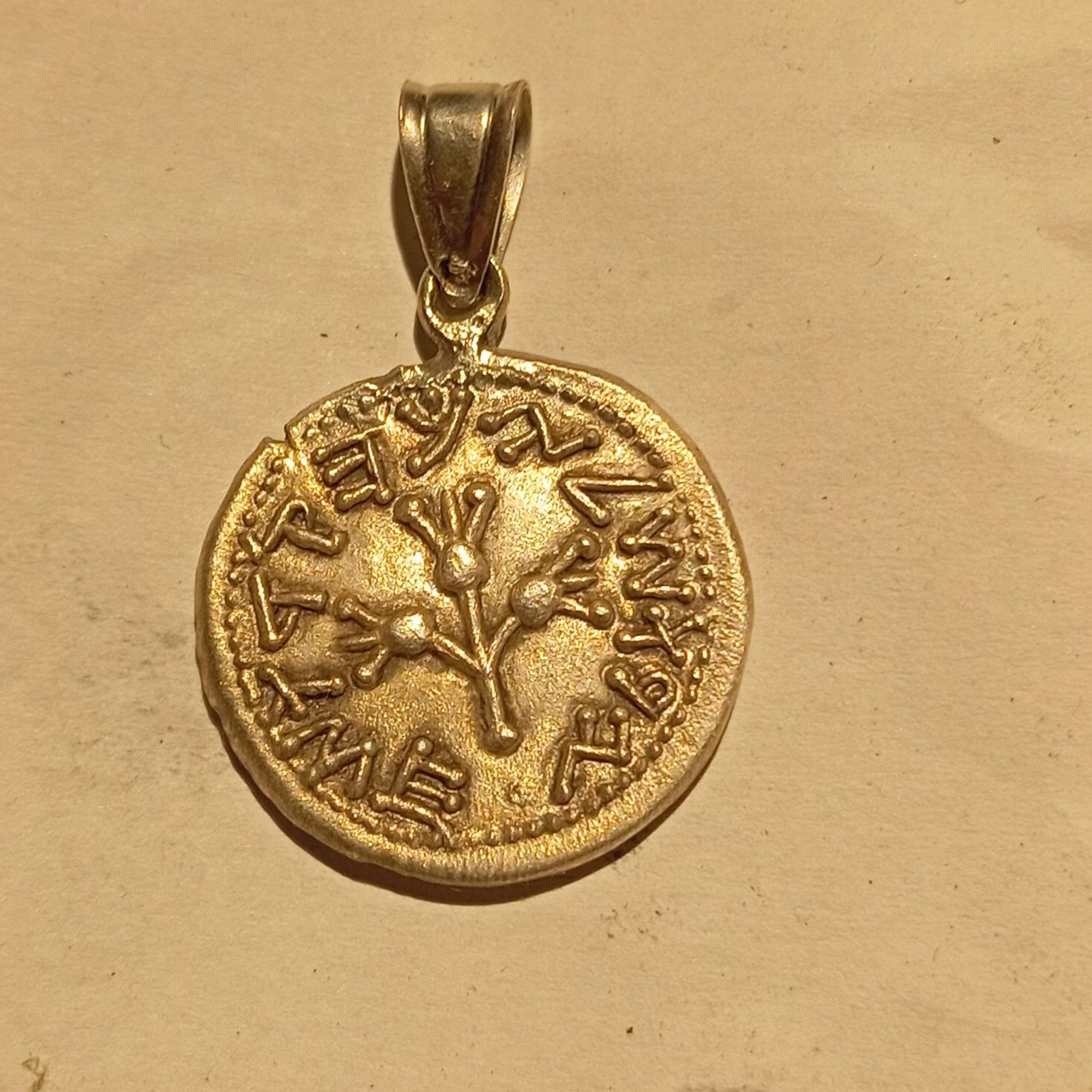 Médaille Argent de la REVOLTE de JUDEE (67-70) Shekel Israel de Jerusalem – Image 4