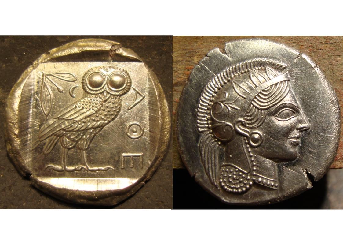 Reproduction Tétradrachme Athènes (450 av. J.-C.), Chouette d'Athéna – Image 6