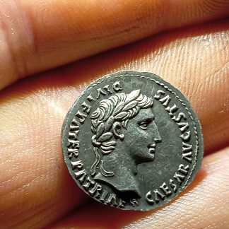 reproductions de monnaies Auguste. CAESAR  CAIUS et LUCIUS  denarii monnaie coin Denarius
