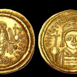 Reproductions de monnaies solidus JUSTINIEN Ier, 527-565 .Denarii monnaie coin Denarius Denarius