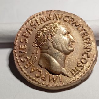 reproductions monnaies antiques sesterce en etain VESPASIEN JUDEA CAPTA