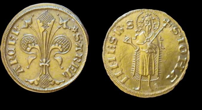 Lot de 5 Monnaies Royales (Reproduction) | Écu Saint Louis, Masse d'or Philippe IV, Agnel, Florin Provence, Denier St Louis | Fait Main – Image 8