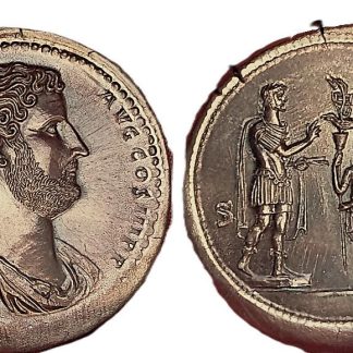 Reproduction Sesterce d'Hadrien, Exercitus Britannicus (Mur d'Hadrien), Monnaie Romaine