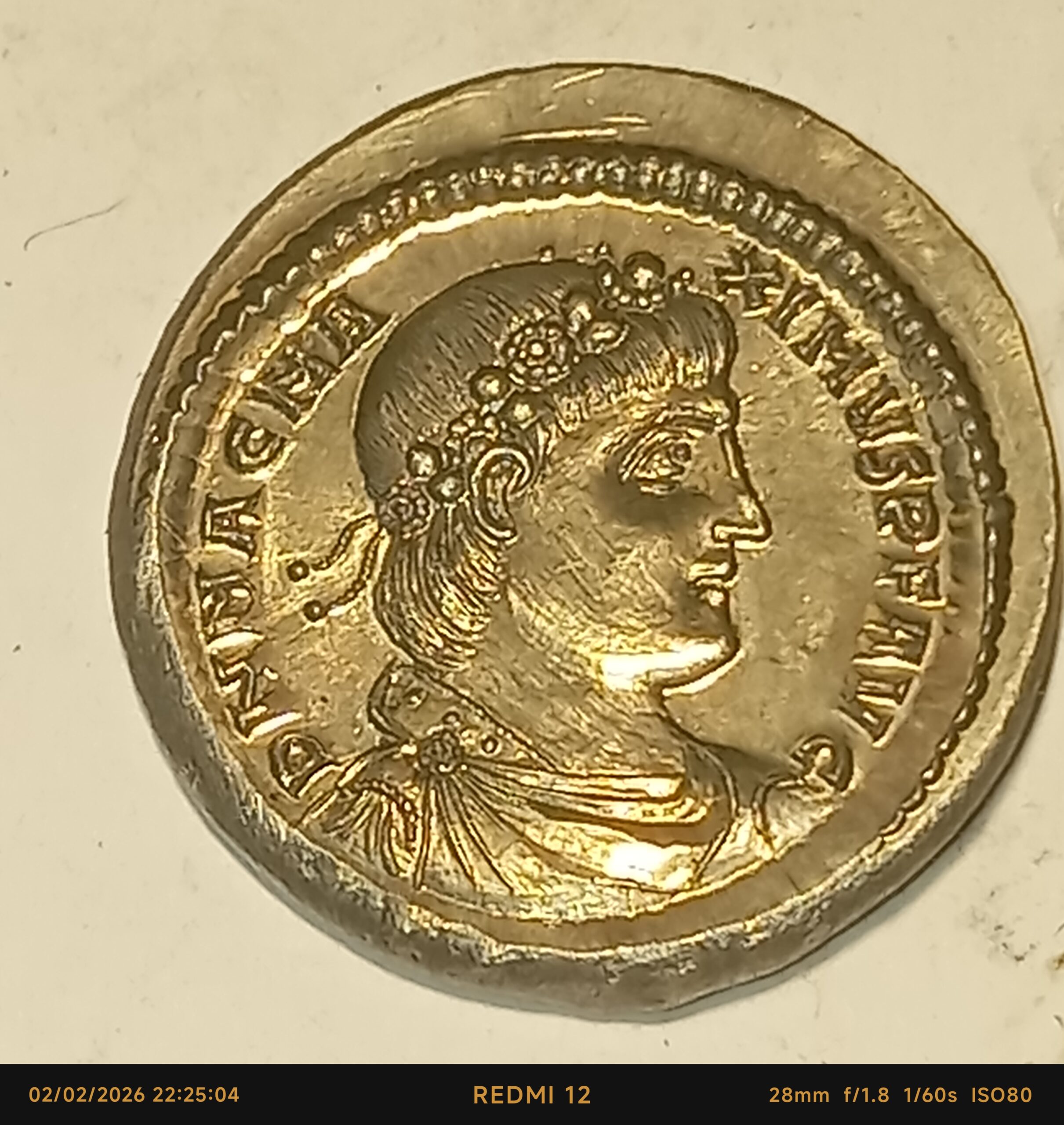 Solidus Magnus Maximus Londinium-Augusta (Londres) Reproduction de Monnaie Rare – Image 14