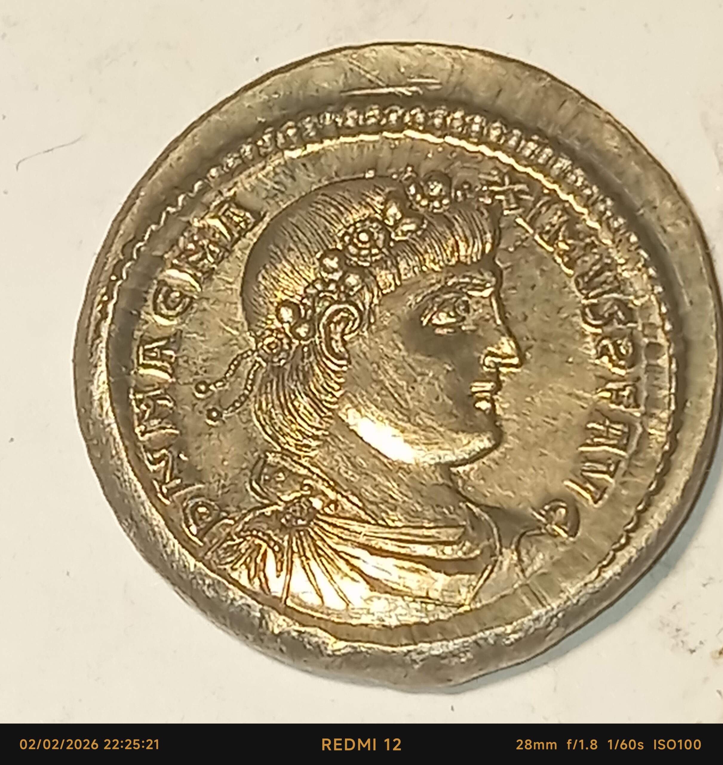 Solidus Magnus Maximus Londinium-Augusta (Londres) Reproduction de Monnaie Rare – Image 17