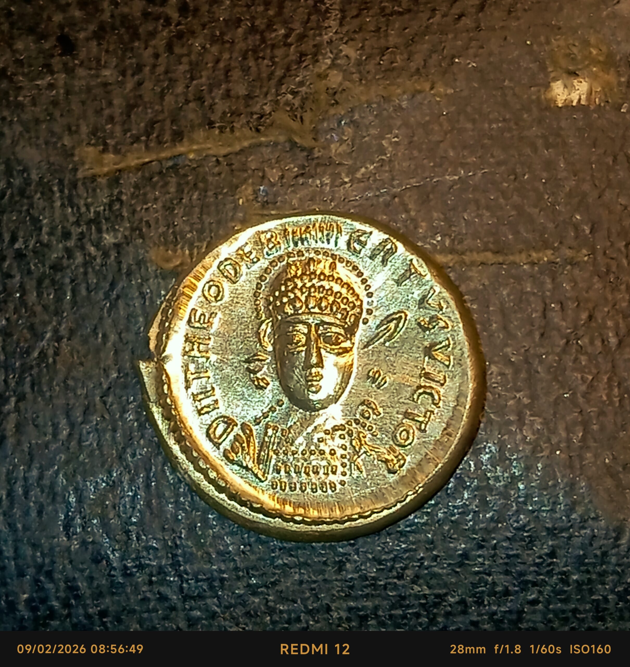 Reproductions de monnaies Théodebert Ier Roi de Metz ou d’Austrasie Solidus ou sou d’or 534-548 – Image 19