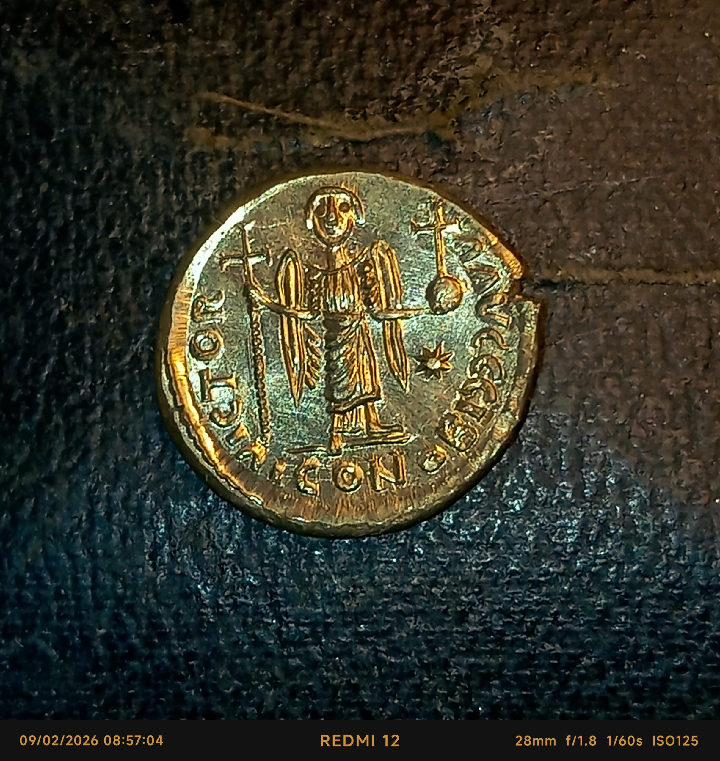 Reproductions de monnaies Théodebert Ier Roi de Metz ou d’Austrasie Solidus ou sou d’or 534-548 – Image 22