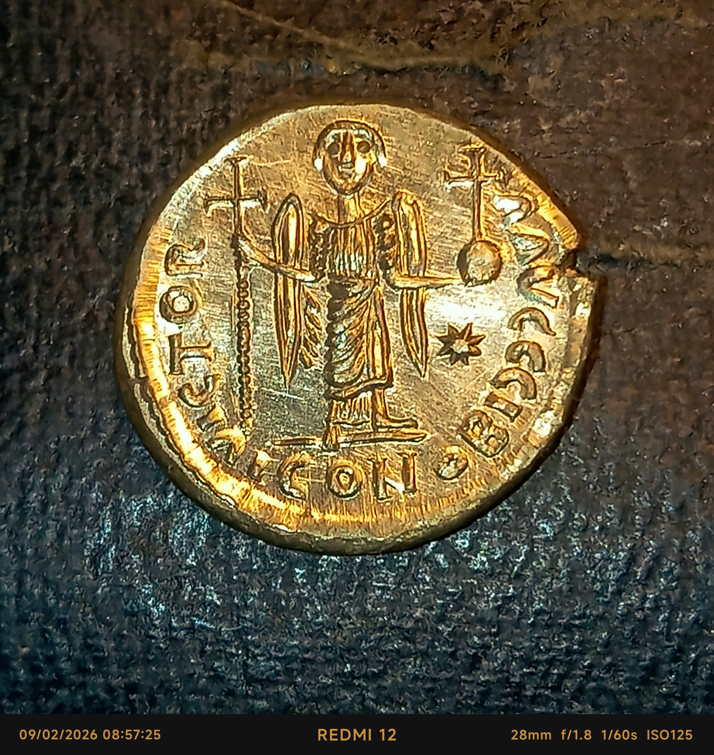 Reproductions de monnaies Théodebert Ier Roi de Metz ou d’Austrasie Solidus ou sou d’or 534-548 – Image 24