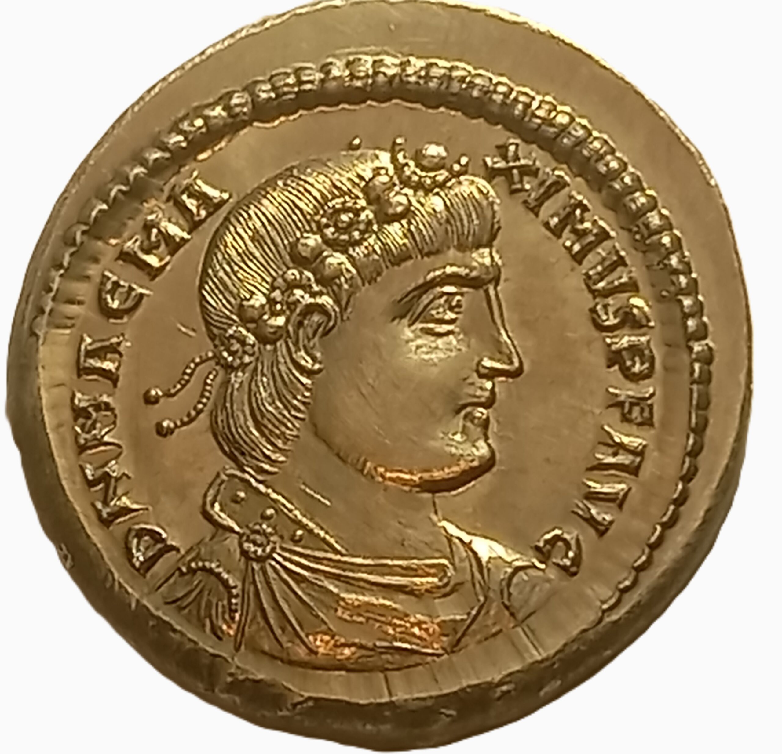 Solidus Magnus Maximus Londinium-Augusta (Londres) Reproduction de Monnaie Rare